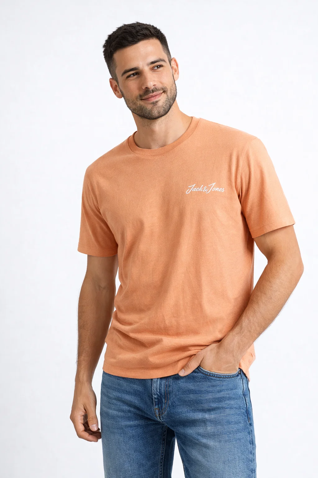 Camiseta salmón básica Jack & Jones Originals