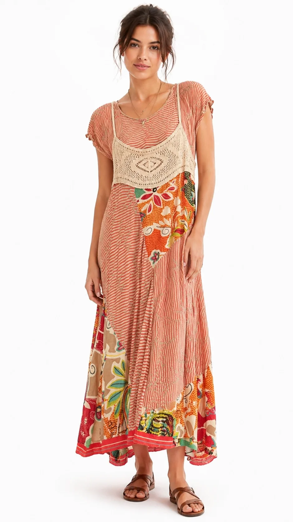 Vestido Aldo Martins estampado multicolor
