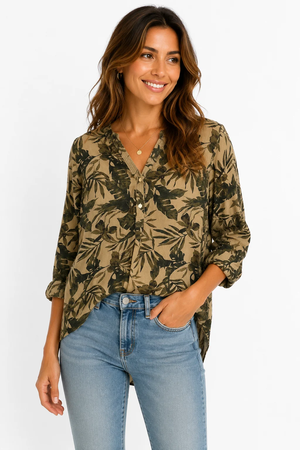 Camisa tropical de segunda mano - Old Navy