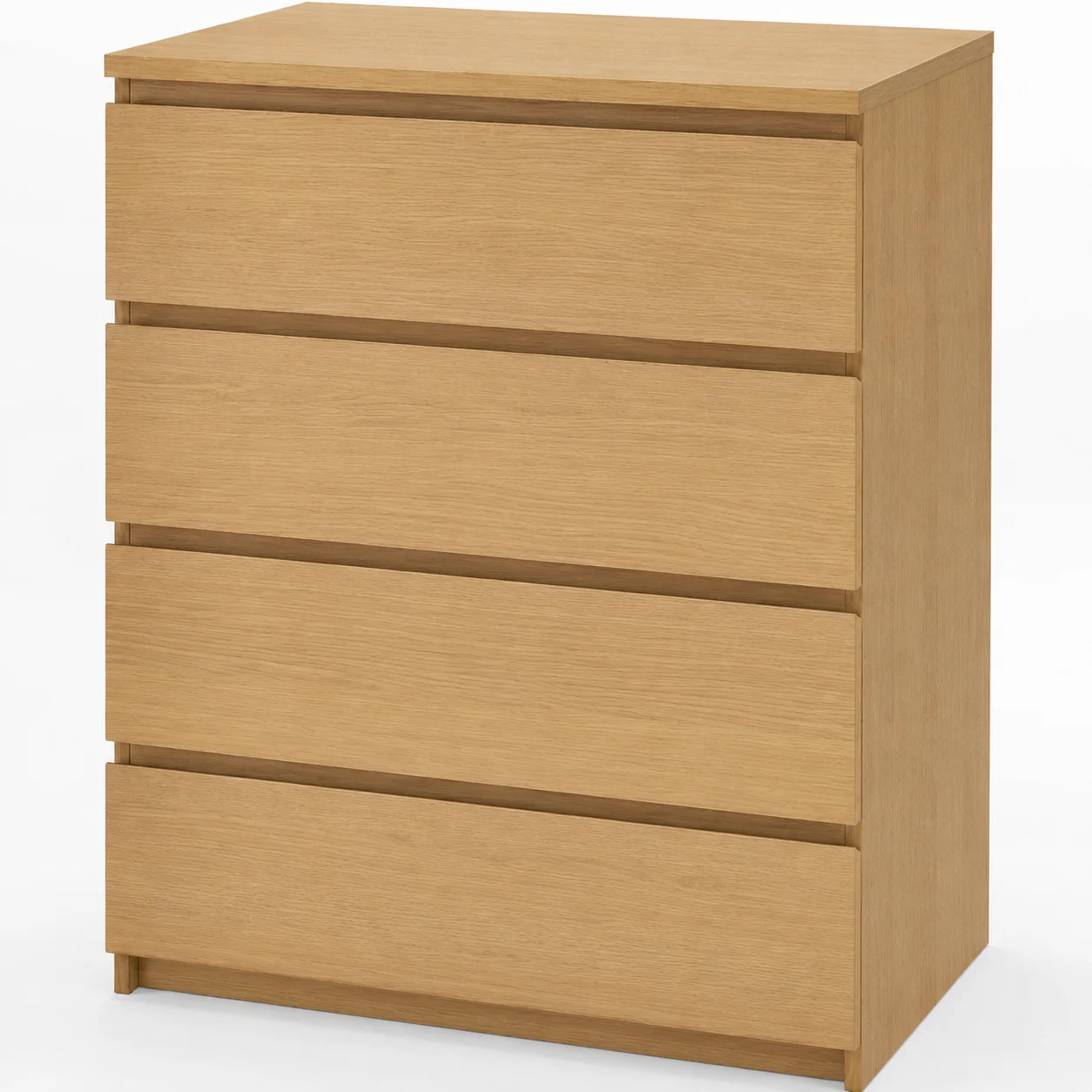 Cómoda 4 cajones madera clara