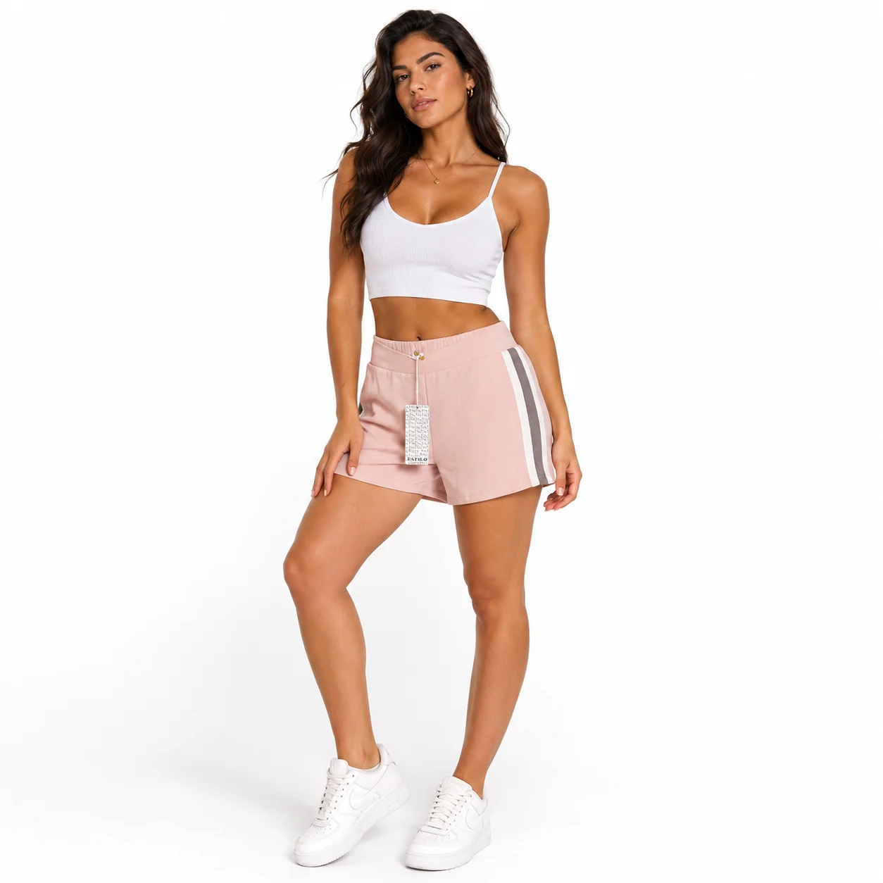 Shorts deportivos rosa palo Segunda mano