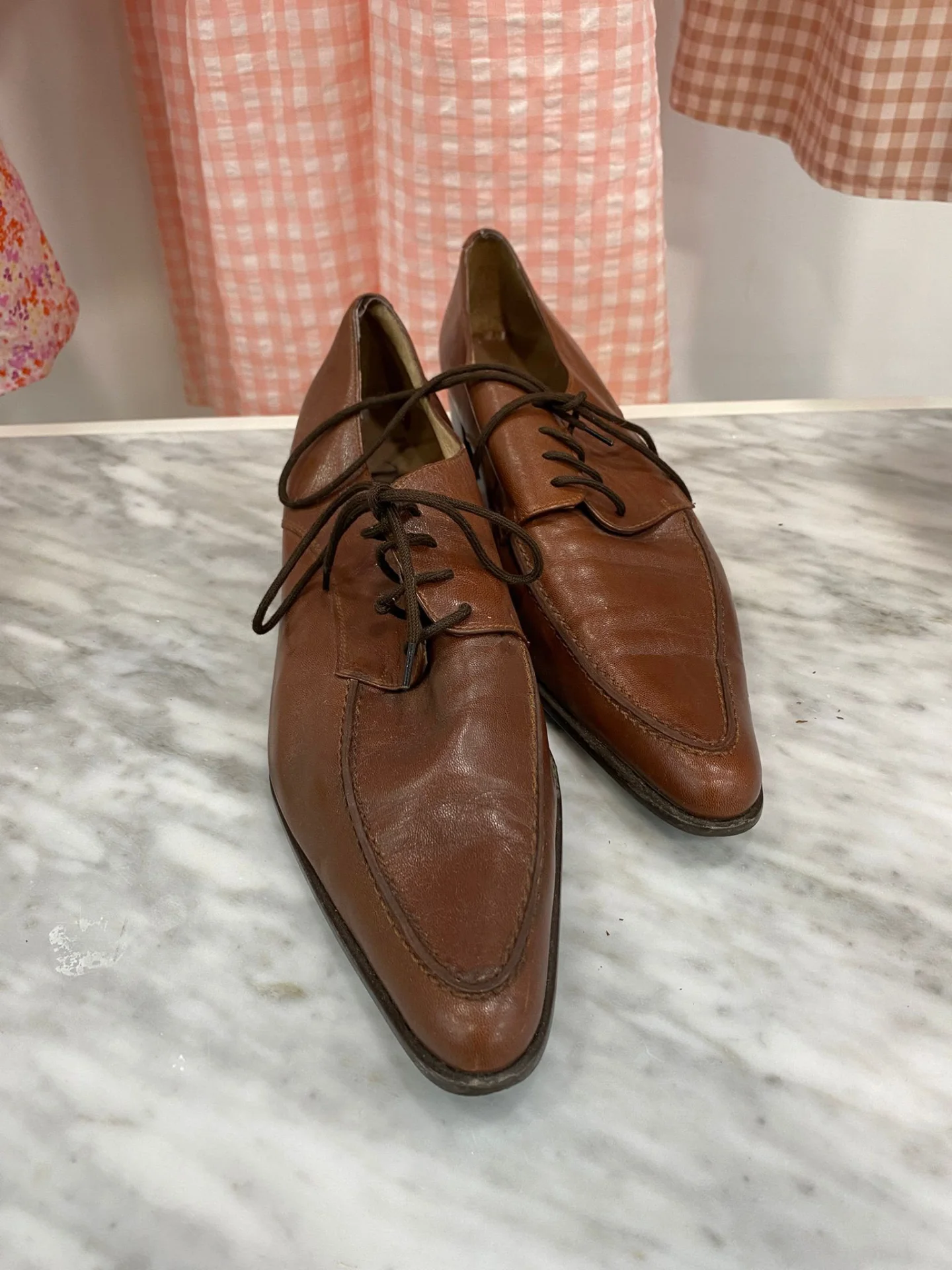 Zapatos de cordones marrones para hombre