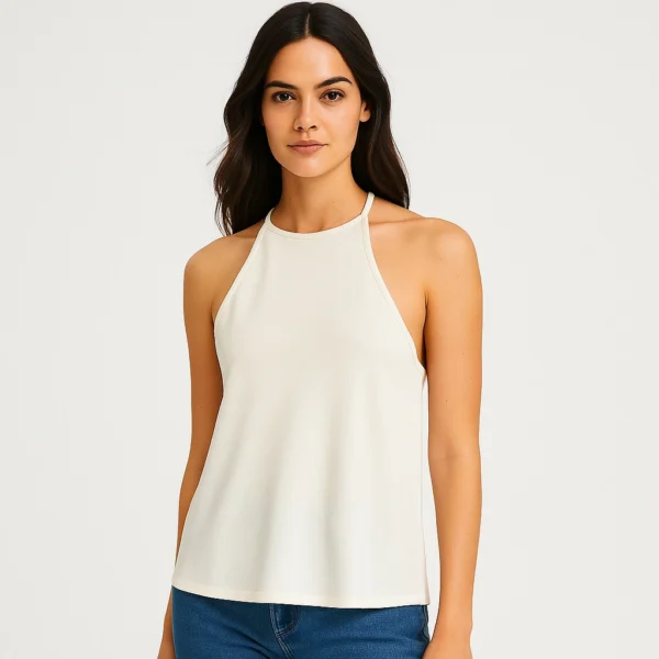 Blusa blanca Zara Trafaluc Segunda mano