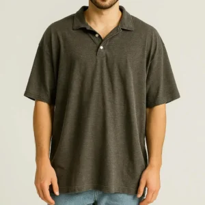 Polo de rayas gris H&M - estilo casual y cómodo