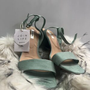 Sandalias de Tacón Stradivarius Verde Menta JOIN LIFE