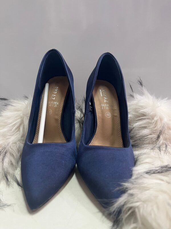 Zapatos de Tacón Azul Marino MARYPAZ Talla 40 - Imagen 2
