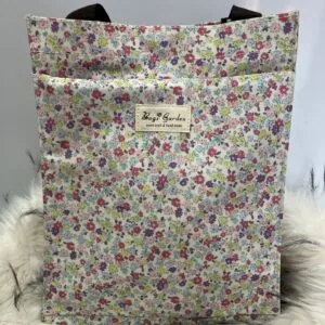 👜 Bolso floral estilo vintage de tela