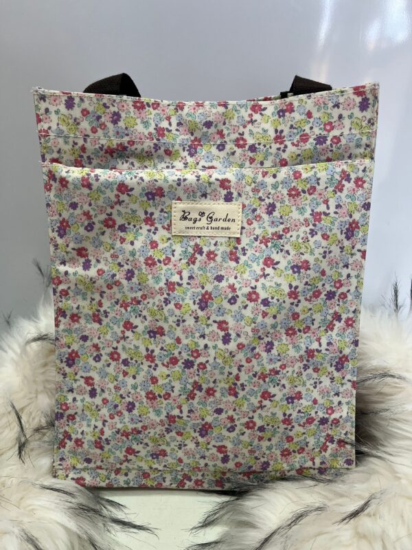 👜 Bolso floral estilo vintage de tela