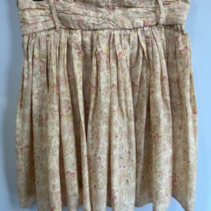Falda vintage floral de tiro alto