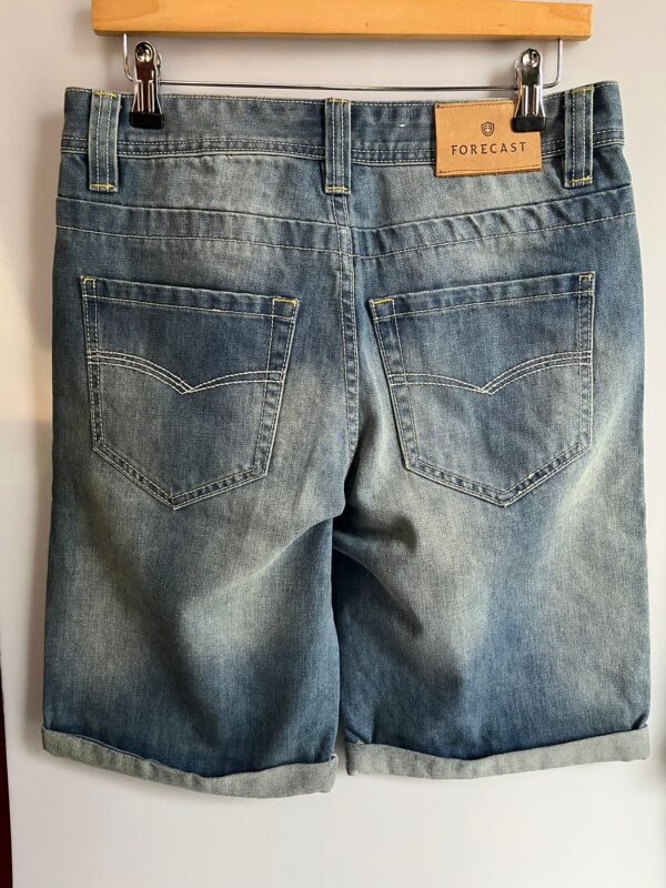 Bermudas vaqueras slim fit de segunda mano - Imagen 2