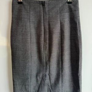 Falda lápiz gris H&M clásica – Talla S