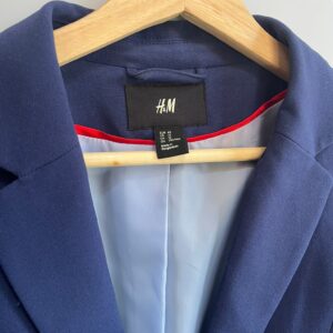 Americana entallada azul marino H&M