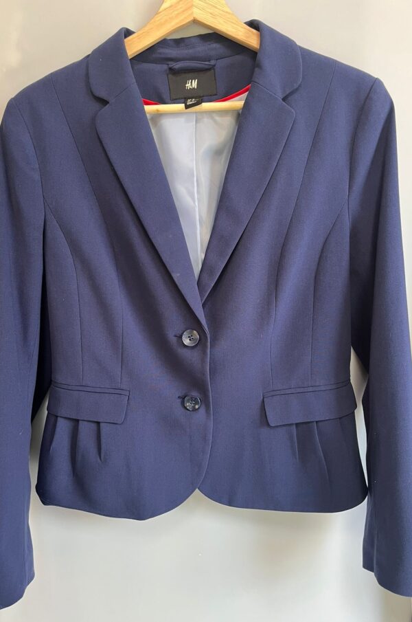 Americana entallada azul marino H&M - Imagen 2