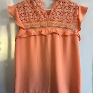 Blusa con encaje floral MANGO Segunda mano