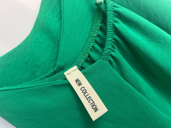 Vestido verde tirantes finos largo