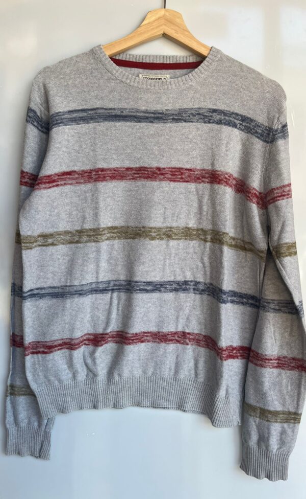 Jersey Springfield gris de rayas (Talla S)