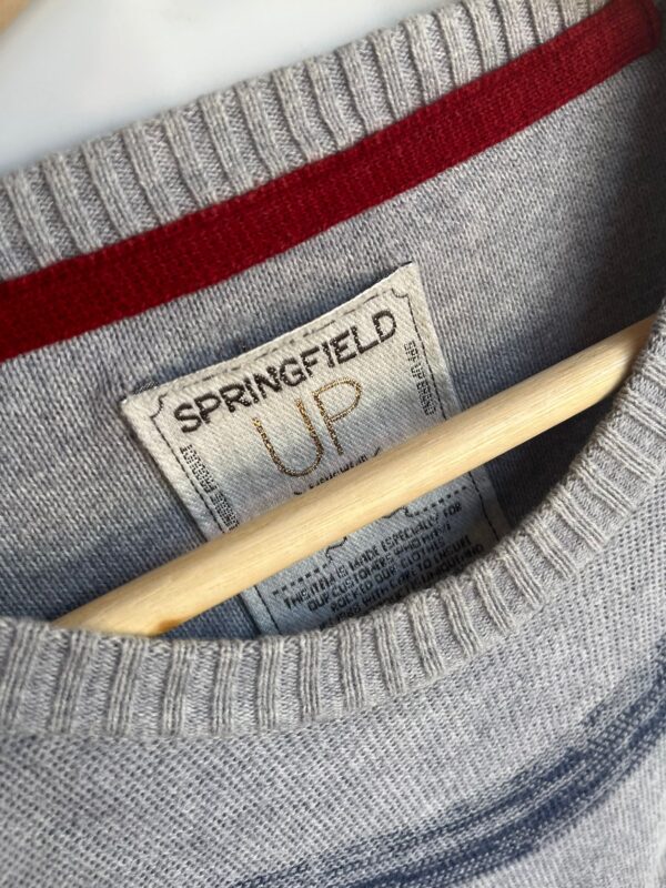 Jersey Springfield gris de rayas (Talla S) - Imagen 3