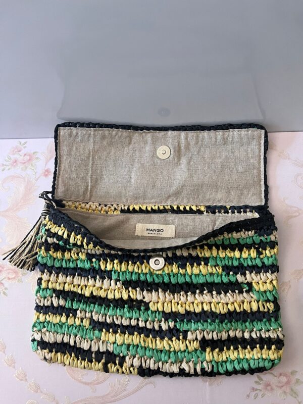 Set de bolsos MANGO de rafia Segunda Mano - Imagen 3
