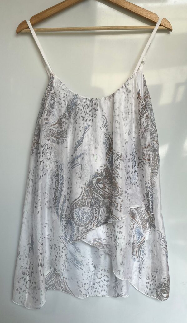 Top boho de tirantes y estampado paisley - Imagen 2