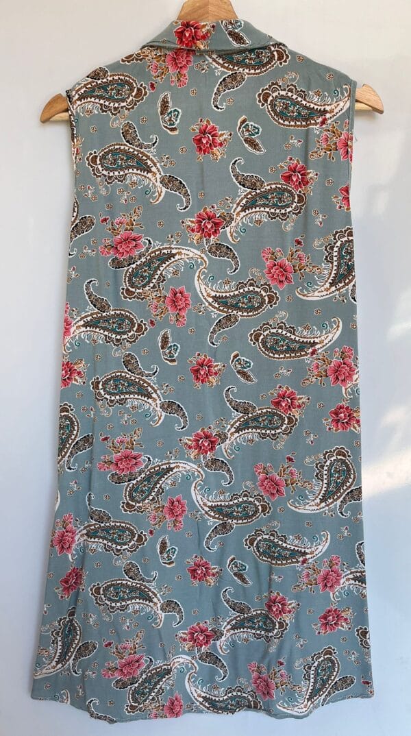 Vestido sin mangas con estampado paisley - Imagen 2