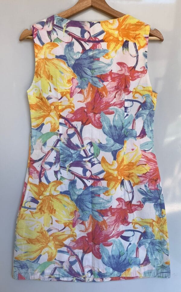 Vestido con estampado floral multicolor - Imagen 3