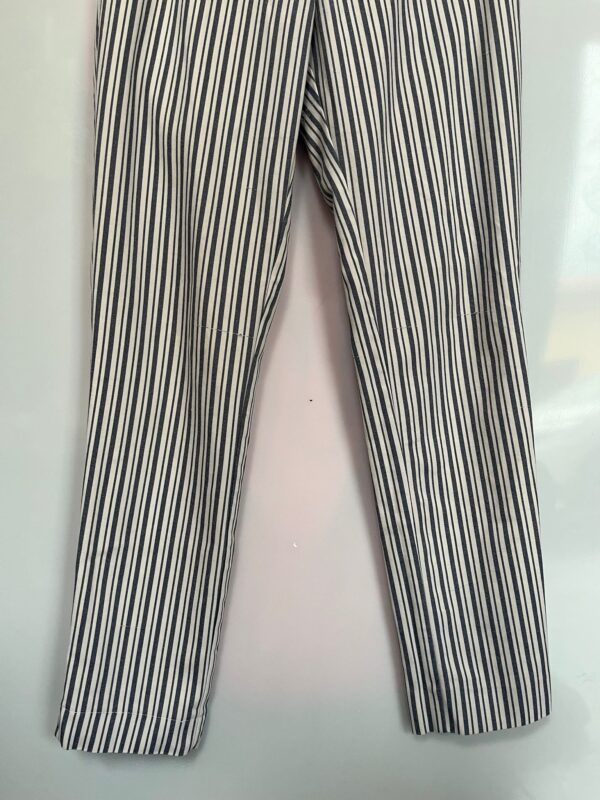 Pantalón Stradivarius a Rayas Azul Marino y Blanco Talla 36 - Imagen 3
