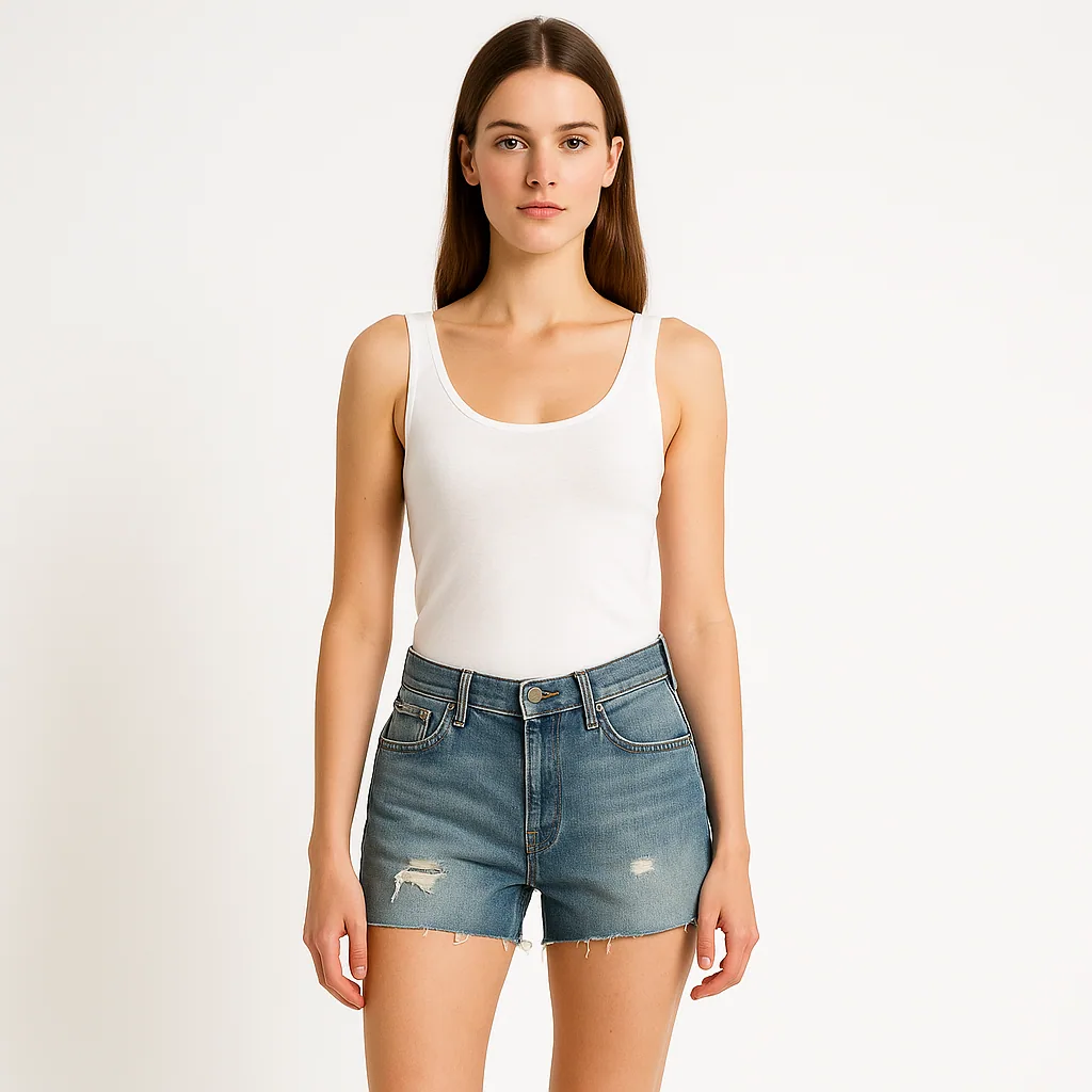 Shorts Levi’s 514™ denim desgastado