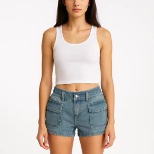 Shorts vaqueros H&M con bolsillos grandes