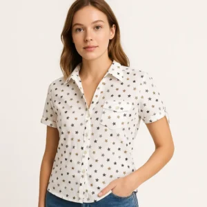 Blusa H&M con estampado de estrellas