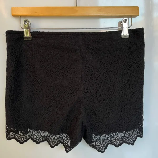 Shorts de encaje negro Zara Trafaluc - Imagen 3