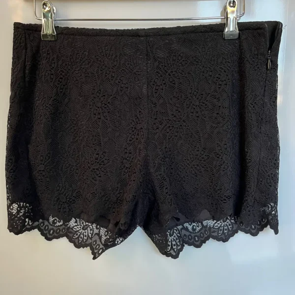 Shorts de encaje negro Zara Trafaluc - Imagen 2