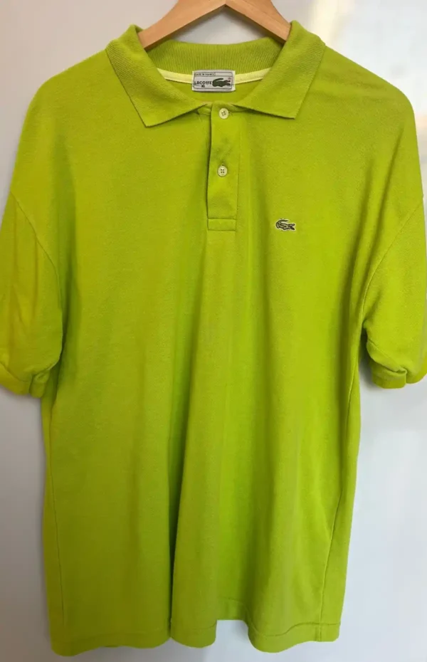 Polo Lacoste verde de piqué - Imagen 2